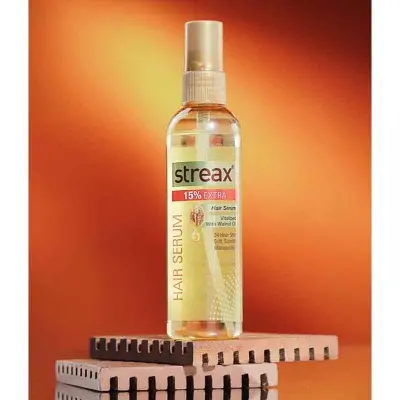 Picture of Streax Hair Serum Vitalized with Walnut Oil 90ml / 45ml new