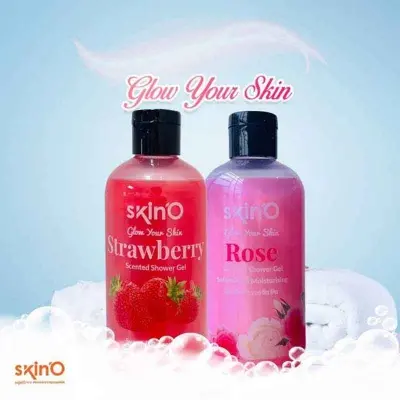 Picture of SKINO STRAWBERRY+ROSE COMBO SCENTED SHOWER GEL 220ML (made in bangladesh) new 2026