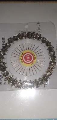 Picture of 5 pieces antic metal hijab pins or broonches