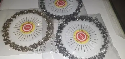 Picture of 5 pieces antic metal hijab pins or broonches