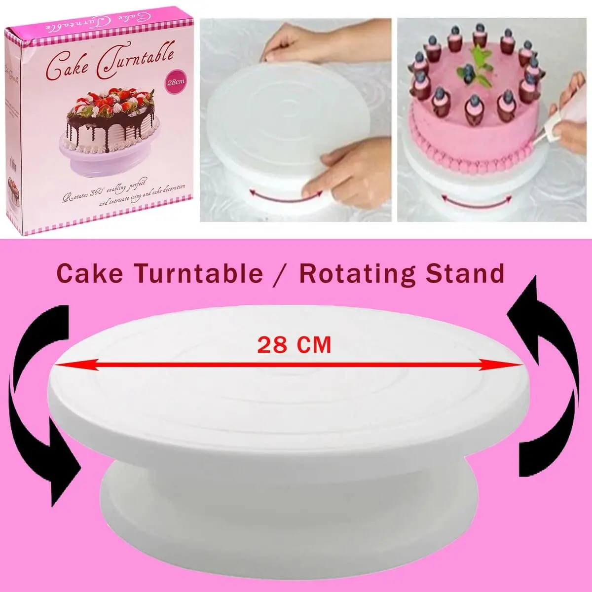 Picture of 28 cm Cake Turn Table