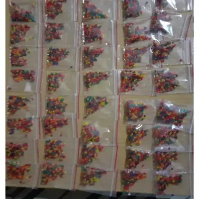Picture of 50 packets multicolored magic balls or orbeez ( 5000 pieces)