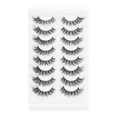 Picture of Artificial Eyelesh 1 Pair Single Use Eyelashes Easy to Wear Fake Eyelashes for Women