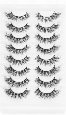 Picture of Artificial Eyelesh 1 Pair Single Use Eyelashes Easy to Wear Fake Eyelashes for Women