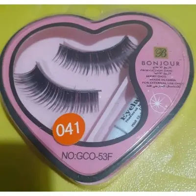 Picture of Artificial Eyelesh 1 Pair Single Use Eyelashes Easy to Wear Fake Eyelashes for Women