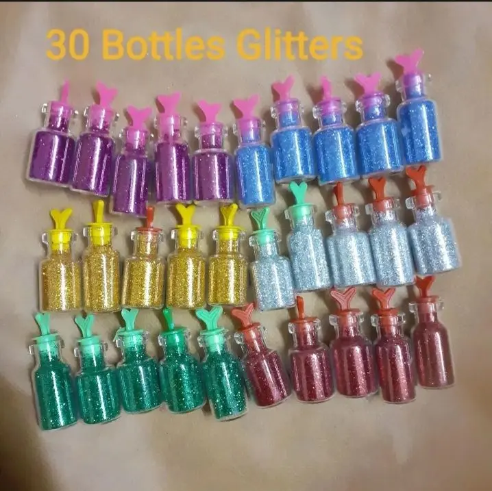 Picture of 30 bottles mini glitters for Crafting