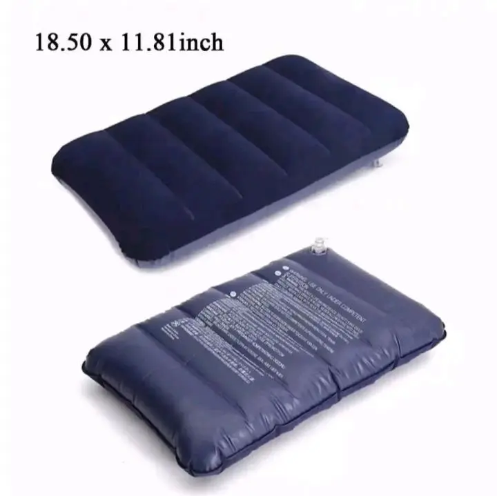 Picture of Inflatable Travel Pillow blue color