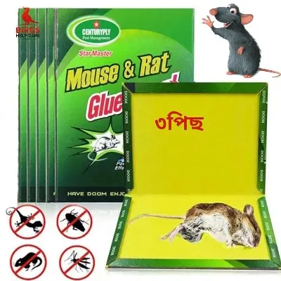 Picture of 3 Pieces Rat and Mouse Glue Trap