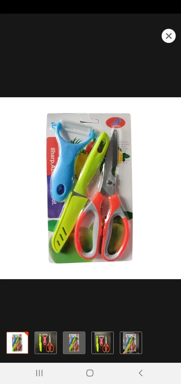 Picture of 3 in 1 set of peeler slicer for kichen