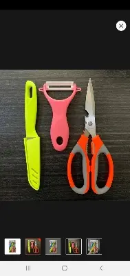 Picture of 3 in 1 set of peeler slicer for kichen