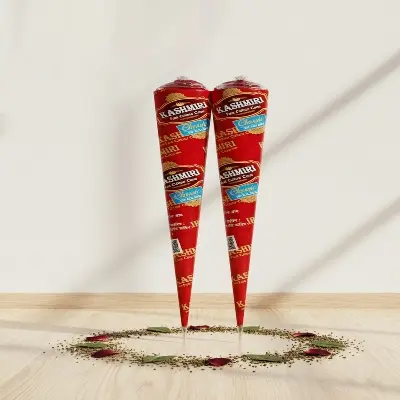 Picture of Kashmiri Mehedi cone 2 pieces
