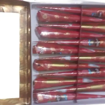 Picture of Kashmiri mehedi cone 12 pieces  or 1 dozen