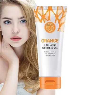 Picture of Orange Exfoliating Whitening Gel Orange Exfoliating Gel Scrub Face Whitening Whitening Lazy Cream For Face new(Glow N Touch Beauty)