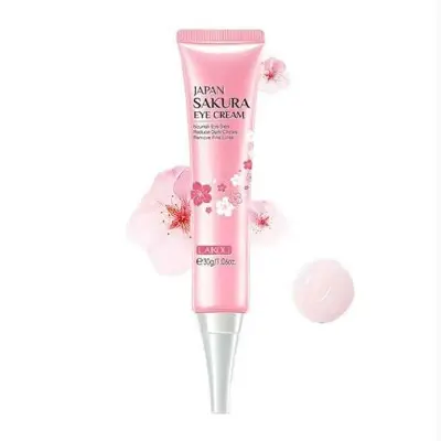 Picture of LAIKOU Sakura Eye Serum Eye Roller Massage Vitamin C Hyaluronic Acid Skin Care Eye Bags Cream Moisturizing Dark Circles -15ml new