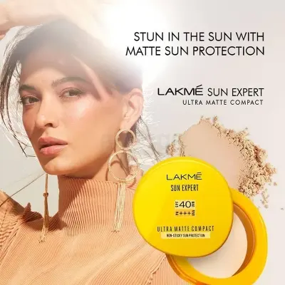 Picture of LAKME SUN EXPERT ULTRA MATTE COMPACT SPF 40 PA +++ UVA UVB - Face Powder new(Glow N Touch Beauty)