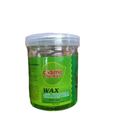 Picture of Cosmo Herbal Waxing Strip 80 pic + Aloe Vera Wax 500gm new