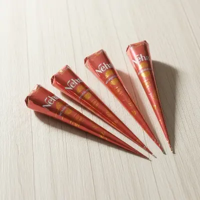 Picture of 4 Pieces Neha Cone Mehedi