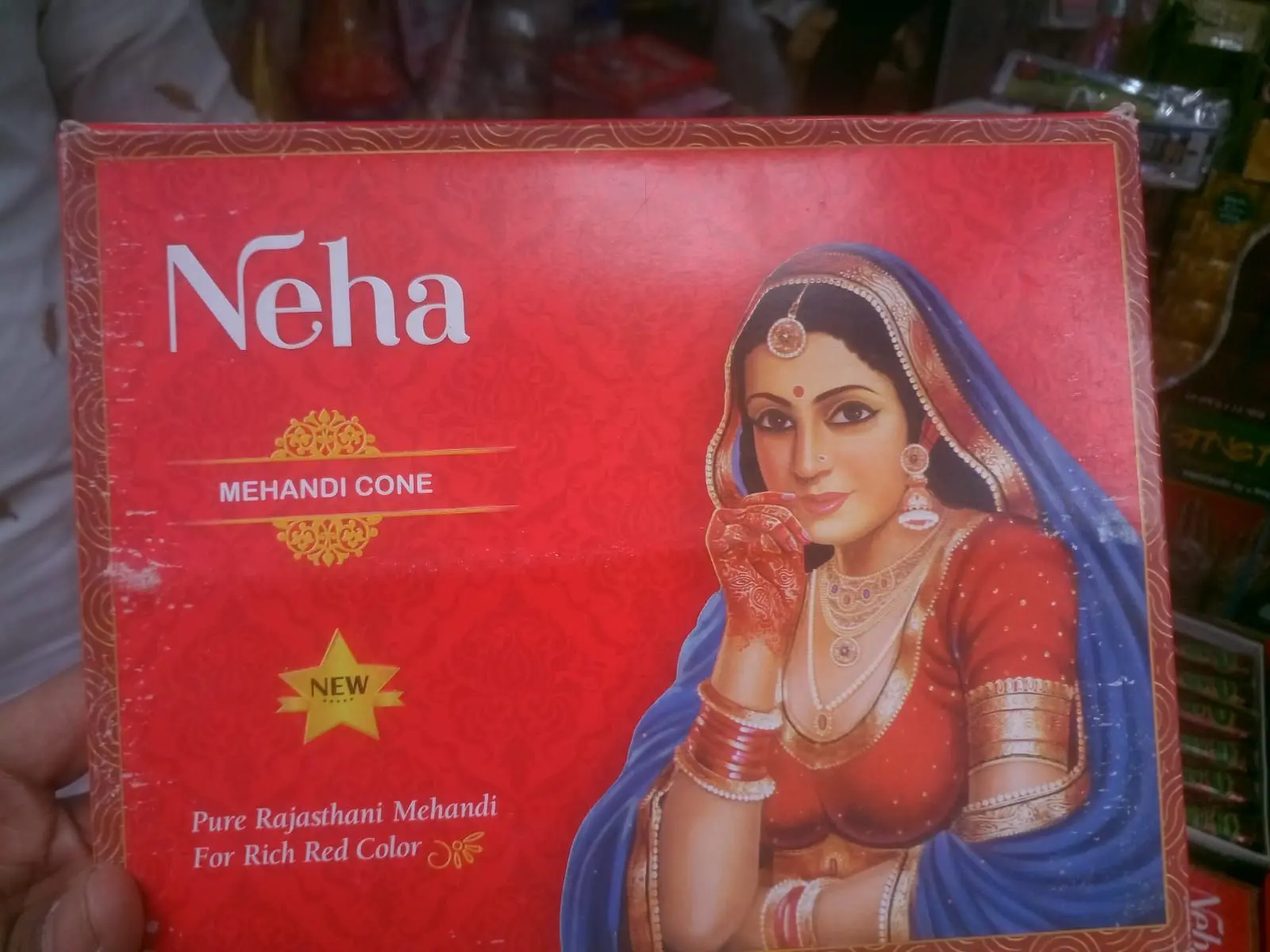 Picture of 4 Pieces Neha Cone Mehedi