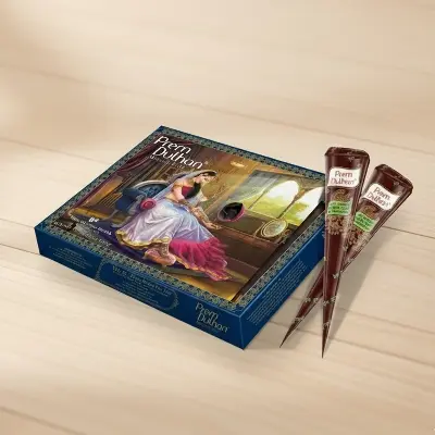 Picture of 3 Pieces Prem Dulhan Mehedi cone -3 pieces