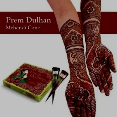 Picture of 2 Pieces Prem Dulhan Mehedi Cones