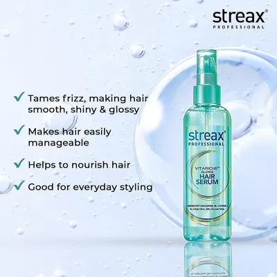 Picture of Streax Professional Hair Serum Vitariche Gloss - 45Ml