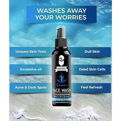 Picture of Muuchstac Men’s Ocean Face Wash-100 ml new