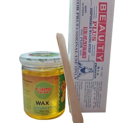 Picture of Cosmo Herbal Lemon Honey Wax With 80pcs Strips and stick 2026