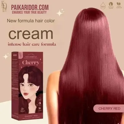 Picture of Kota Color Cream Hair Color (CHERRY RED) new(Glow N Touch Beauty) new(Glow N Touch Beauty)