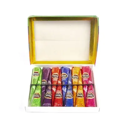 Picture of Neha Mixed Classic Color Mehedi Box 12 Pieces