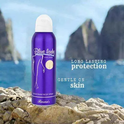 Picture of Blue Lady Deodorant Body Spray For Women - 200ml (U.A.E) new(Glow N Touch Beauty)