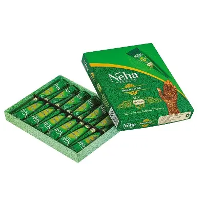 Picture of Neha Oil Based Green Mehedi 12 Pieces box