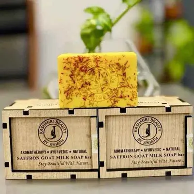 Picture of Premium Saffron Goat Milk Soap 100g