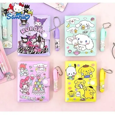 Picture of 1 Piece Mini Diary with cute pen (1 Piece)