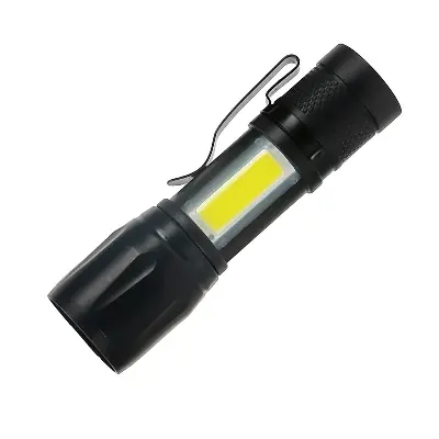 Picture of 3 in 1 Mini Portable Rechargable Waterproof USB Flash Torch Light - 1 Piece