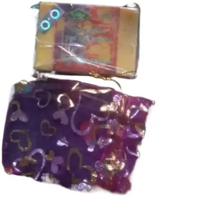 Picture of 2 Pieces Saffran Real goat milk Soap ( 2 pieces ) with pouch bag