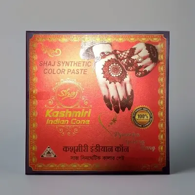 Picture of 12 in 1 box Indian Kashmiri Mehedi Cone-  12 pieces