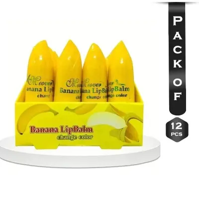 Picture of 12 in 1 Box  Banana Lip Balms or lipstics - 12 Pieces
