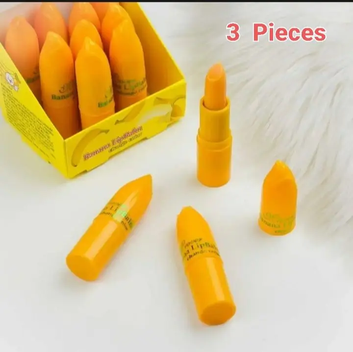 Picture of 3 Pieces Banana Lipsticks or Lip Bals (3 Pieces)