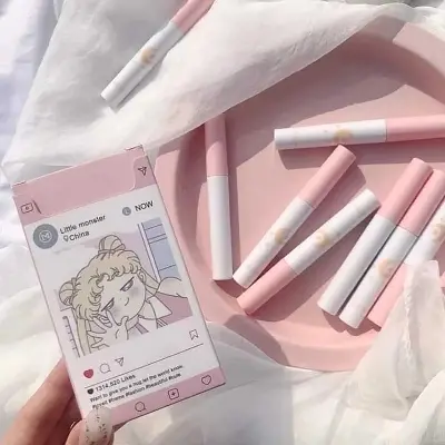 Picture of 8 in 1 Set Little Monster ciggerate shaped Matte Liquid Lipstics (8 Pieces)