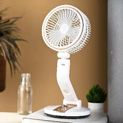 Picture of New Rechargeable Folding Table Fan with Led Light