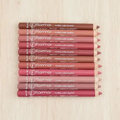 Picture of 12 pieces Flormour Matte Waterproof Pencil Lipsatick