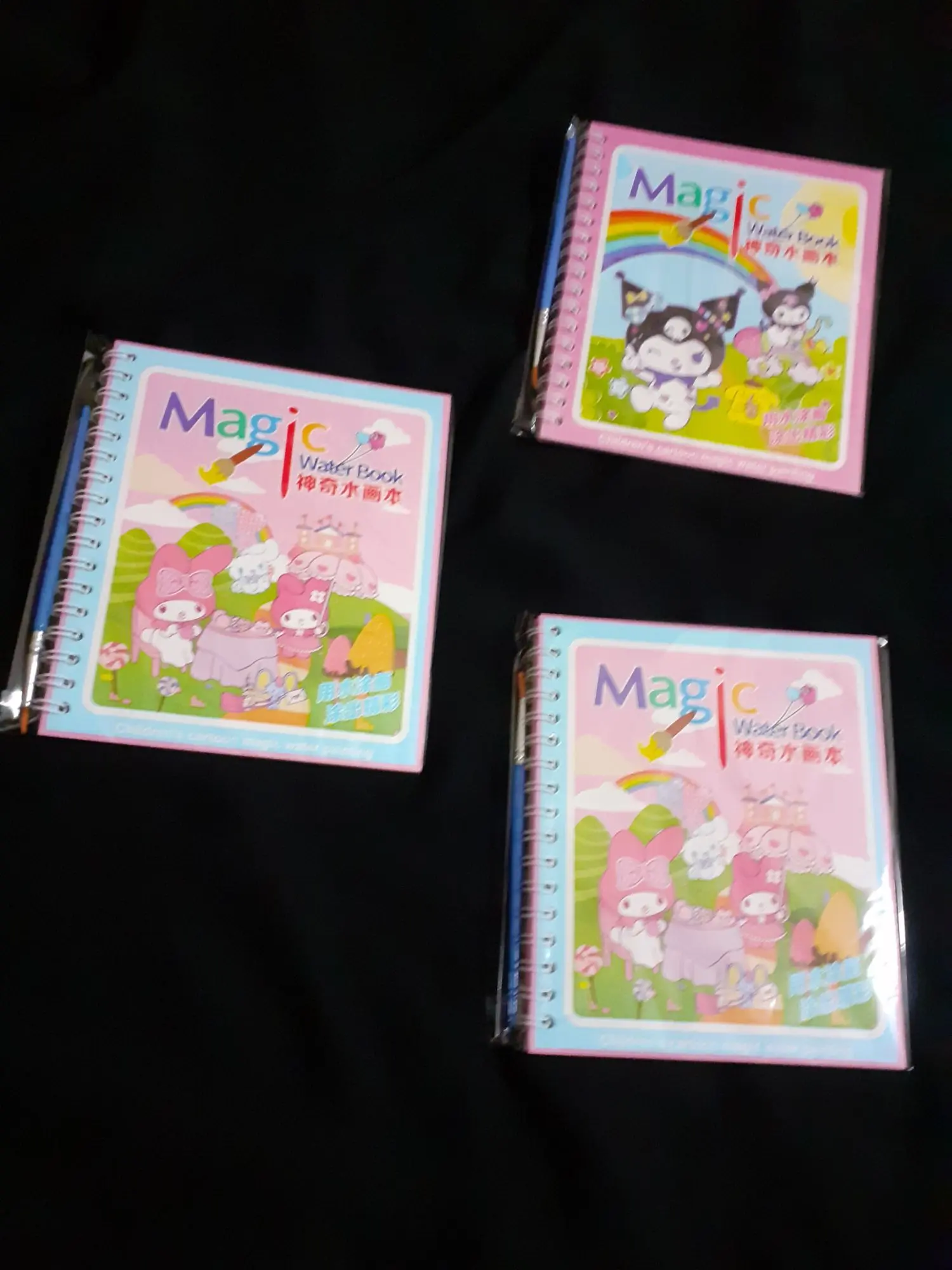 Picture of Magic Water Coloring Reusable Book for kids with pen