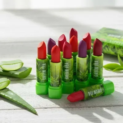 Picture of 12 Pieces Colorful Aloevera Lipstick (12 pieces)
