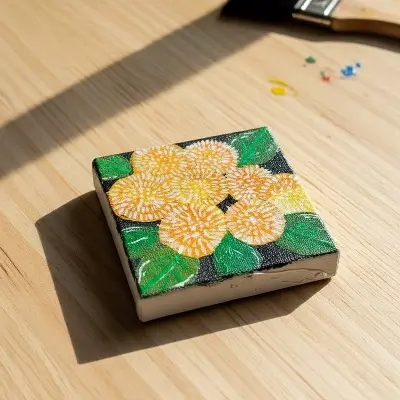 Picture of Hand Painted Art (6×6"size) or Painting for Home Decoration