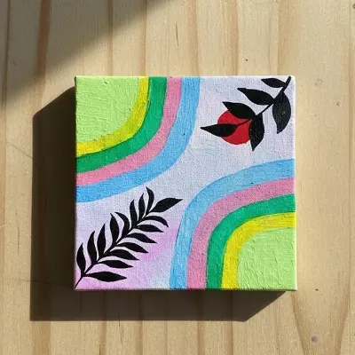 Picture of Hand Painted Art Painting or  for Home Decor (6×6" size)