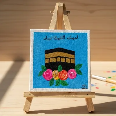 Picture of Hand Painted Art or Painting for Home Decor (7×7" size)