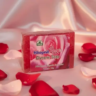 Picture of Rose Glycerin Soap 100 gram (1 piece)