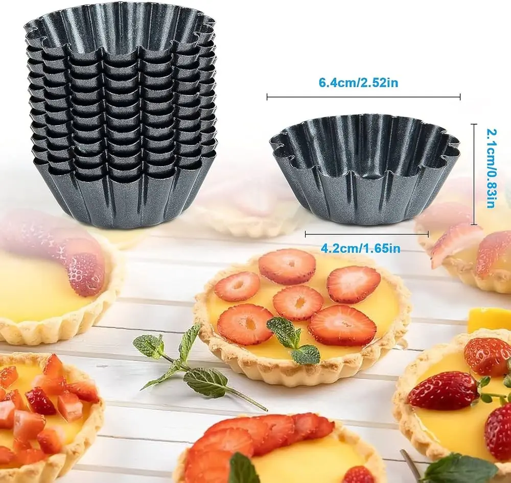 Picture of 10 pieces mini muffin cake mould (10 pieces)