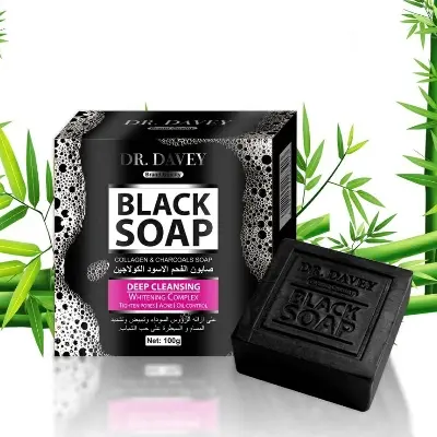 Picture of Dr. Davey Black Soap 100g Natural Skincare Product