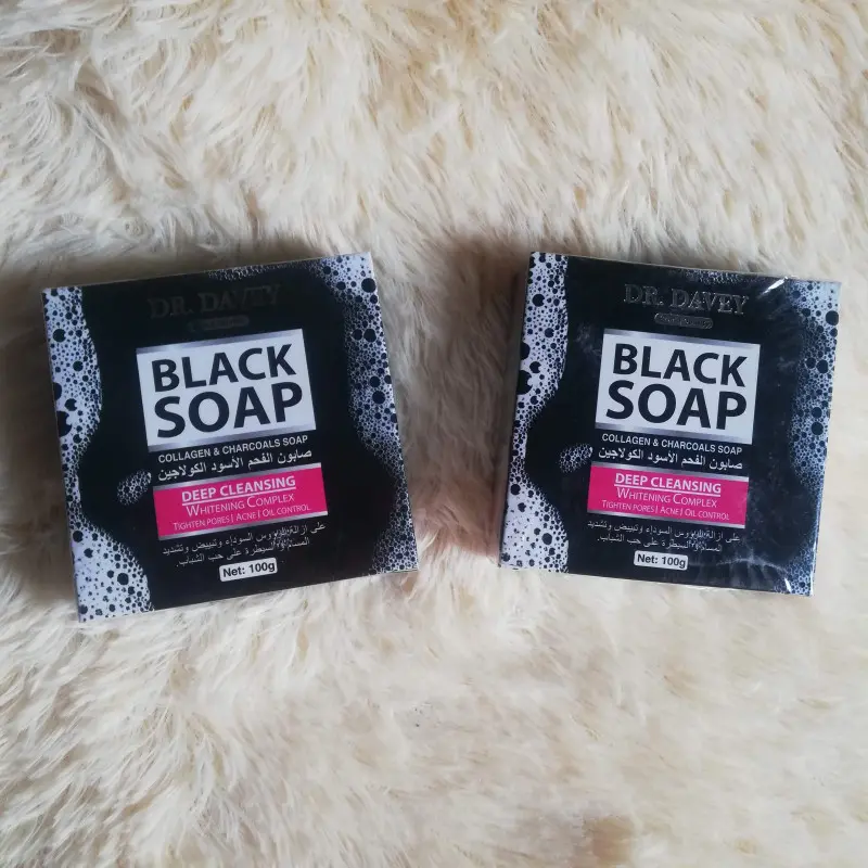 Picture of Dr. Davey Black Soap 100g Natural Skincare Product